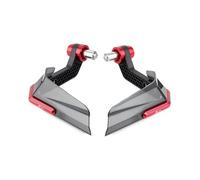 TOPOLVLCKC for N&inja ZH2 2019-2022 Motorcycle Handlebar Handle Grips Bar Ends Brake Clutch Levers Guard Protector Motorcycle Clutch Guard(Red)