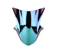 TOPOLVLCKC For N&inja ZX-10R 2011 2012 2013 2014 2015 Windshield Double Bubble Windscreen Screen Front Wind Deflectors motorcycle windshield spoiler(Iruidium)