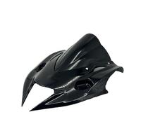 TOPOLVLCKC For NINJA400 2019-2024 Motorcycle Windshield Windscreen Deflector Fairing Cover motorcycle windshield spoiler(Gray Gray with black)