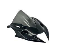 TOPOLVLCKC For NINJA400 2019-2024 Motorcycle Windshield Windscreen Deflector Fairing Cover motorcycle windshield spoiler(Gray Gray with)