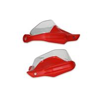 TOPOLVLCKC For T&riumph For TIGER900 For TIGER850 For TIGER800 For TIGER950 For TIGER1200 Motorcycle Handguard Hand Wind Shield Guard Protector Motorcycle Clutch Guard(Red Clear)