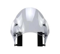 TOPOLVLCKC For Vulcan S 650 2015-2025 Motorcycle Windshield Fairing Deflector Windscreen With Bracket Fixed Set motorcycle windshield spoiler(Transparent)