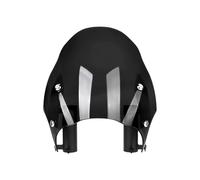 TOPOLVLCKC For Vulcan S 650 2015-2025 Motorcycle Windshield Fairing Deflector Windscreen With Bracket Fixed Set motorcycle windshield spoiler(Smoke Black)