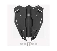 TOPOLVLCKC For Y&amaha For MT03 For MT-25 2020-2023 Motorcycle Front Windshield Deflector Grid Aluminum Alloy Decorative Panel Suitable motorcycle windshield spoiler(A black 20-22)