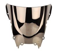 TOPOLVLCKC For Y&amaha For YZF-600 For YZF-R6 1998 1999 2000 2001 2002 Black White Motorcycl Windshield WindScreen Screen motorcycle windshield spoiler(Silver)