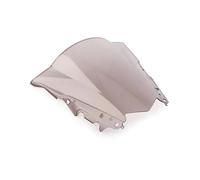 TOPOLVLCKC For Y&amaha For YZF R25 For YZF-R3 2013-2018 Windshield Double Bubble WindScreen Motorcycle Accessories Fairing Deflector motorcycle windshield spoiler(Smoke)