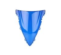 TOPOLVLCKC For Y&amaha For YZF-R6 600 2003-2005 Screen Double Bubble Windshield Wind Deflector Protector WindScreen motorcycle windshield spoiler(Blue)