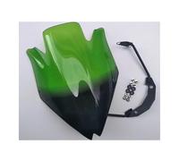 TOPOLVLCKC For Z750R 2007-2012 Windshield Windscreen Wind Deflectore Smoke Black Spoiler motorcycle windshield spoiler(Green)