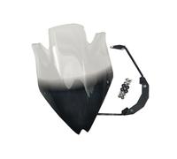 TOPOLVLCKC For Z750R 2007-2012 Windshield Windscreen Wind Deflectore Smoke Black Spoiler motorcycle windshield spoiler(Clear)
