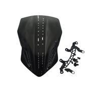TOPOLVLCKC For Z900 2017 2018 2019 Motorcycle Windshield Windscreen Bracket Airflow Wind Deflector Screen motorcycle windshield spoiler(Black)