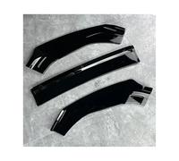 TOPOLVLCKC Front Bumper Lip Splitter For F&ord For Focus MK3 ST 2012 2013 2014 Diffuser Aerodynamics Body Kit Spoiler Tuning Guard Gloss Black Front Bumper Lip Splitter