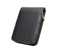 Topoomart Fountain Roller Ball Pen Case Holder PU Leather Bag for 12 Pens Color Black