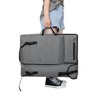 TOPOQ A2 Art Portfolio Case 4K Artist Bag Drawing Board Bag Art Carry Bag Art Backpack Portable Tote Bag Artist Storage Bag for Sketchbook Art Supply Bag Shoulder Bag for Art Student 64x48cm(25x19in)