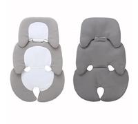 TOPOQ Baby Stroller Insert Infant Car Seat Insert Pram Liner Universal Pushchair Seat Insert Reversible Plush & Mesh Seat Cushion For Car Seat Baby High Chair Carrycot