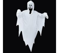 TOPOQ Halloween White Ghost Costume Cloak for Adults Zombie Corpse Costume Devil Vampire Costumes with Mask Gloves