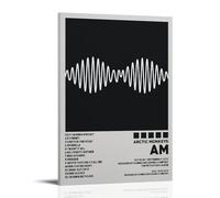 TOPOSTER Arctic Monkeys-AM Poster, Hit Classic Music Album Cover Posters Aesthetic Canvas Wall Art for Bedroom Decor 12x18inch(30x45cm) Frame-style-4