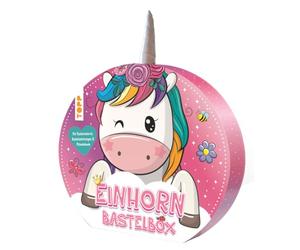 TOPP Unicorn Craft Box with Instructions (English Language not Guaranteed), Craft Material and Do-it-in Book: 8 Instructions (English Language not Guaranteed), Colourful Craft Material, Join Book (16
