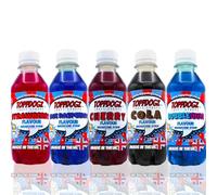 Toppdogz Slush Puppy Compatible Snowcone syrup|premium concentrate|Top 5 favourite flavours|Blue Raspberry, Strawberry, Cherry, Cola, Blue Bubblegum 5 x 250ml slushy slushie