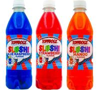 TOPPDOGZ Slush Syrup 3 x 500ml Blue Raspberry, Strawberry & Mango Home Slushie Syrup