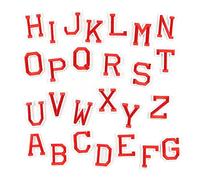 Toppe Con Alfabeto Termoadesive - 26 Lettere Ricamate Patch Applicazione A Caldo Design Creativo Short Tail Letere Termoadesive Long Tail Toppe Ricamate Per Abbigliamento | Patch Lettere Per