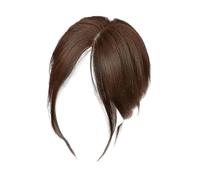 Topper Middle Part Bangs Breathable Smooth Natural Looking Volume