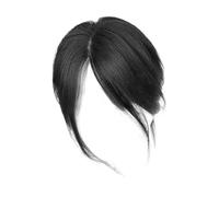 Topper Middle Part Bangs,Fake Hair Bangs Middle Side Part Hairpiece | Breathable Women Natural Looking Wig for Social Banquets Daily Commuting Travel Dating Business Trip