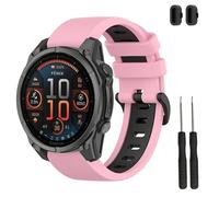 TopPerfekt Band Compatible with Garmin Fenix 8/8 Pro 51/47/43mm, Soft Silicone Replacement Watch Strap Wristband for Instinct 3/Forerunner 965/Tactix 8/ Fenix 7/6/ Descent G2 Smart Watch for Women Men