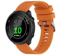 TopPerfekt Band Compatible with Garmin Forerunner 55 20mm Soft Silicone Replacement Watch Band Strap Wristband for Forerunner 570 42mm/165/158/645/245/Vivoactive 5/6/Venu 2 Plus/Galaxy Watch 4 42MM