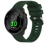 TopPerfekt Band Compatible with Garmin Forerunner 55 20mm Soft Silicone Replacement Watch Band Strap Wristband for Forerunner 570 42mm/165/158/645/245/Vivoactive 5/6/Venu 2 Plus/Galaxy Watch 4 42MM