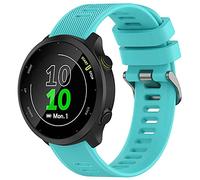 TopPerfekt Band Compatible with Garmin Forerunner 55 20mm Soft Silicone Replacement Watch Band Strap Wristband for Forerunner 570 42mm/165/158/645/245/Vivoactive 5/6/Venu 2 Plus/Galaxy Watch 4 42MM