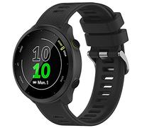 TopPerfekt Band Compatible with Garmin Forerunner 55 20mm Soft Silicone Replacement Watch Band Strap Wristband for Forerunner 570 42mm/165/158/645/245/Vivoactive 5/6/Venu 2 Plus/Galaxy Watch 4 42MM