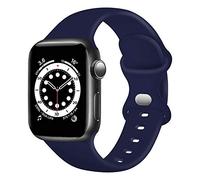 TopPerfekt Silicone Strap Compatible with Apple Watch Strap 38mm 40mm 41mm, Silicone Replacement Watch Band Straps for iWatch Series 8 7 6 5 4 3 2 1 SE Ultra