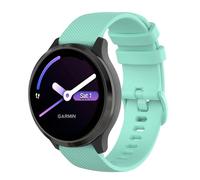 TopPerfekt Sport Strap Compatible with Garmin Venu 4 45mm /3/2 (22mm) Quick Release Replacement Wristband, Soft Silicone Adjustable Watch Band for Forerunner 970/570 47mm/265/255 -Teal 22mm