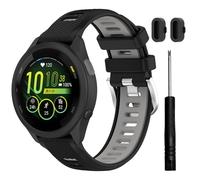 TopPerfekt Strap Compatible with Garmin Forerunner 265/265S Music, Soft Silicone Replacement Watch Strap for Forerunner 570 47 mm/265/255, Venu 4 45 mm (22 mm) and Forerunner 255S/265S, Venu 2S/3S (18