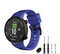 TopPerfekt Strap Compatible with Garmin Forerunner 45, Sport Silicone Wristband Arm Band Replacement Bracelet for Forerunner 45 and Swim 2 (Blue)