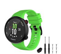 TopPerfekt Strap Compatible with Garmin Forerunner 45s, Sport Silicone Wristband Arm Band Replacement Bracelet for Forerunner 45s (Green)