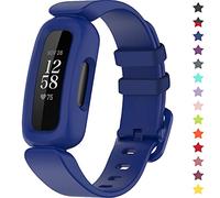 TopPerfekt Straps Compatible with Fitbit Ace 3 for Kids, Soft Silicone Waterproof Bracelet Accessories Sports Watch Strap Replacement for Fitbit Inspire 2/Ace 3 Boys Girls (Blue)