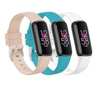 TopPerfekt Straps Compatible with Fitbit Luxe, Women Men Large Small Size Soft Silicone Replacement Sport Wristband Thin Strap Accessories for Fitbit Luxe Fitness and Wellness Tracker in 2021