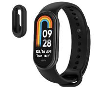 TopPerfekt Watch Straps Compatible with Xiaomi Smart Band 10, Soft Silicone Replacement Band Wristbands Fit for Xiaomi Smart Band 10 9 8 Smartwatch for Women Men (Black)
