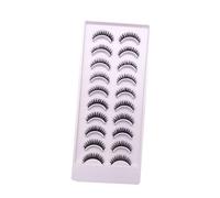 TOPPERFUN 10 Pairs Multi Layer False Eyelashes Dense Lashes Natural Look Faux Lashes for Women Daily Wear Wedding Photo Shoot