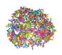 TOPPERFUN 100 Pcs Mini Brads Mixed Pastel Colours Small Round Metal Brads for Scrapbooking Paper Crafts DIY 8x20mm Iron Fasteners