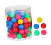 TOPPERFUN 100pcs Colorful Plastic Sorting Balls for Stem Montessori Learning Preschool Counting Toys Lightweight Hollow Balls for Experiments and Games 2cm