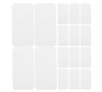 TOPPERFUN 100pcs Insect Preservation Tools Micro Specimen Positioning Pad White Plastic Portable Size Precise Positioning for Laboratory Use and Fieldwork
