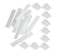 TOPPERFUN 100pcs Makeup Brush Protector Sleeves Expandable Mesh Covers Prevent Bristle Damage and Shape Deformation Quick Drying Fit for Large and Small Cosmetic Tools Travel and Storage