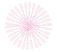TOPPERFUN 100pcs Mini Eyelash Separator and Disposable Eyebrow Comb 9cm Pink Plastic Lash Separator Tool for Travel and Professional Makeup Use