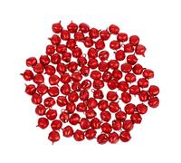 TOPPERFUN 100pcs Red Jingle Bells for Crafting 14mm Small Bells for DIY Jewelry Making Christmas Tree and Wreath Decorations Convenient Storage