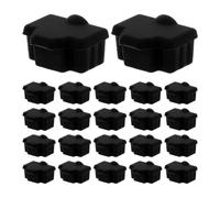 TOPPERFUN 100pcs Rj45 Computer Port Dust Plug Silicone Cover for Network Equipment and Laptops, Waterproof and Soft Ethernet Port Protector for Bulk Cable Management and Network Upgrades
