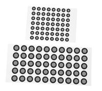 TOPPERFUN 106pcs Scanner Reflective Marking Stickers High Precision Reference Points for Motion Capture and Metrology Tear Resistant Film Markers for Architecture and Engineering