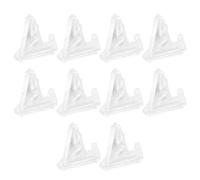 TOPPERFUN 10pcs Acrylic Badge Display Holders Design Simple Beautiful Display Stands Easy to Store Stably Help for Coins and Miniatures Home Decor