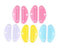 TOPPERFUN 10pcs Bathroom Toothpaste Tube Squeezer Manual Abs Plastic Toothpaste Dispenser Squeeze and Extract Hand Cream Tube Reusable Tool for Bathroom Use